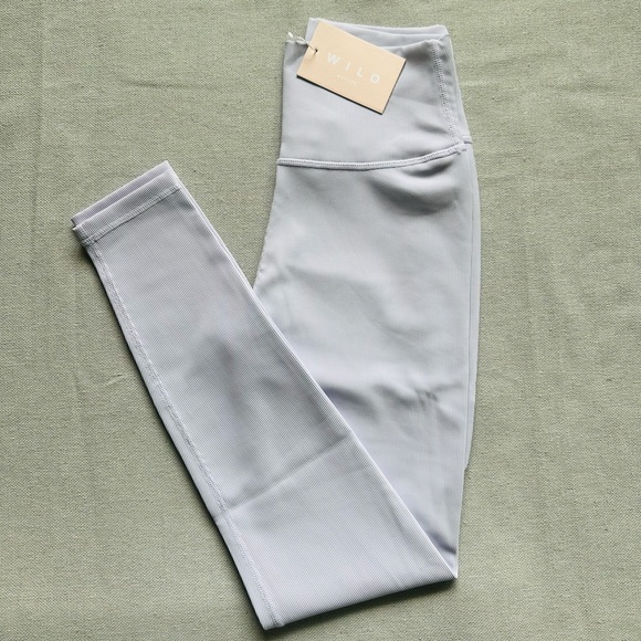 Wilo The Label Base Ribbed Lilac Leggings - Picture 4 of 10